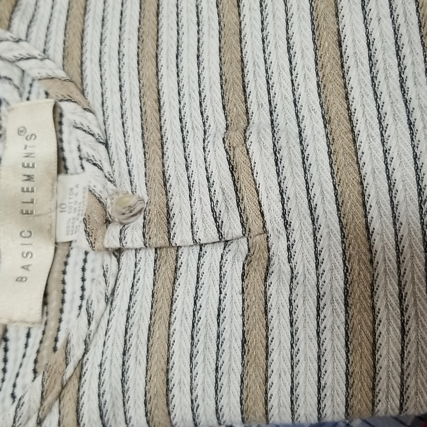 Basic Elements Striped Polo Shirt